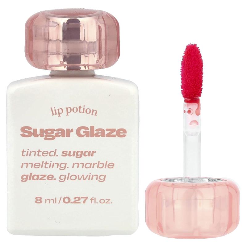 Alternativestereo, Lip Potion Sugar Glaze، رقم 2 كرة الورد، 0.27 أونصة سائلة (8 مل)