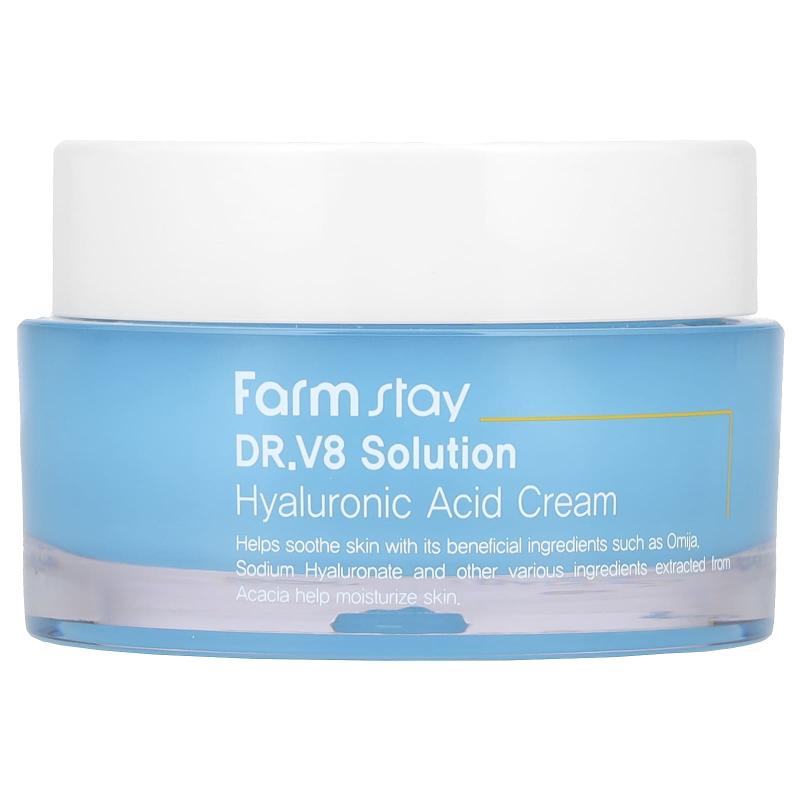 Farmstay, Dr. V8 Solution Hyaluronic Acid Cream, 1.69 fl oz (50 ml)