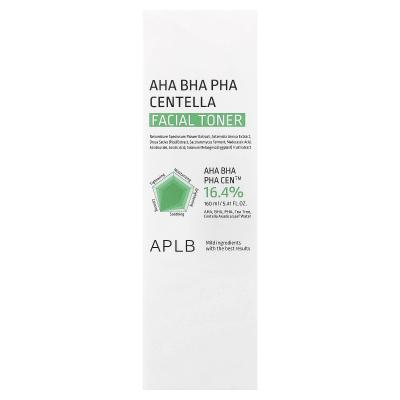 APLB, تونر الوجه AHA BHA PHA Centella، 5.41 أونصة سائلة (160 مل)