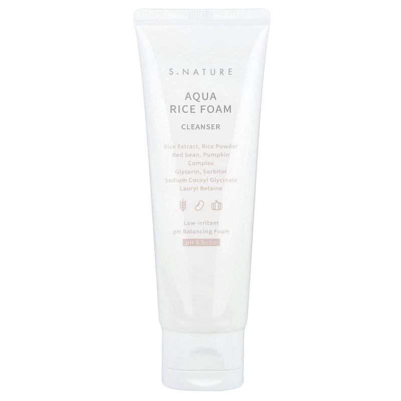 S.NATURE, منظف رغوي من الأرز المائي، 2.7 أونصة سائلة (80 مل)