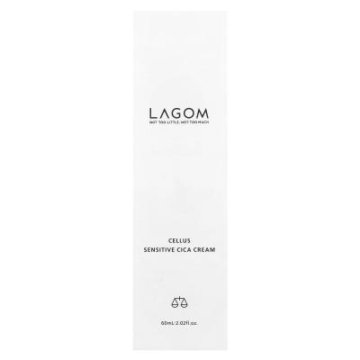 LAGOM, كريم Cellus Sensitive CICA، 2.02 أونصة سائلة (60 مل)