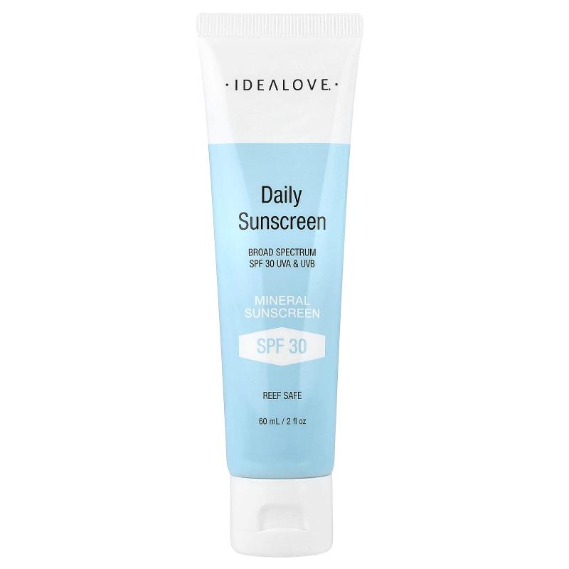Idealove, Daily Sunscreen, Mineral SPF 30, 2 fl oz (60 ml)