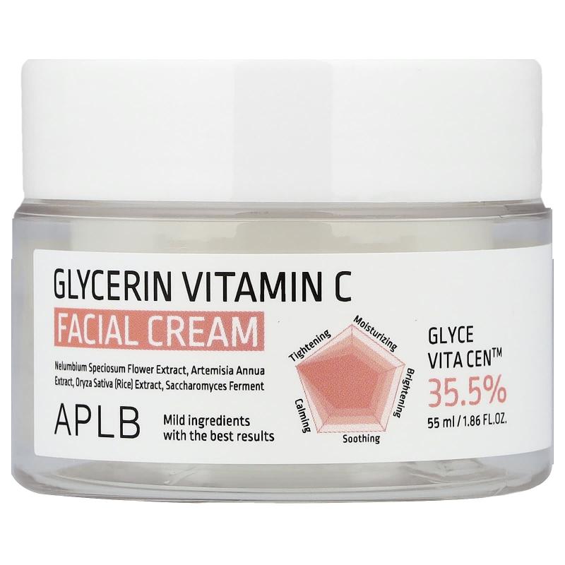 APLB, Glycerin Vitamin C Facial Cream , 1.86 fl oz (55 ml)
