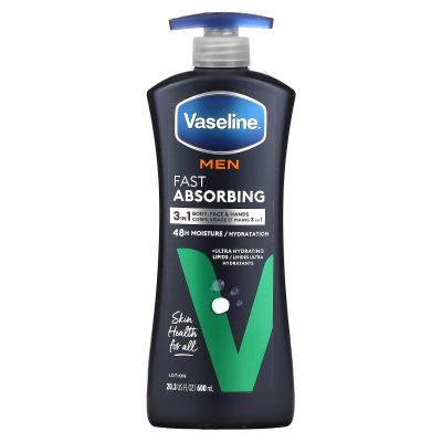 Vaseline، للرجال، لوشن سريع الامتصاص للجسم والوجه، 20.3 أونصة سائلة (600 مل)