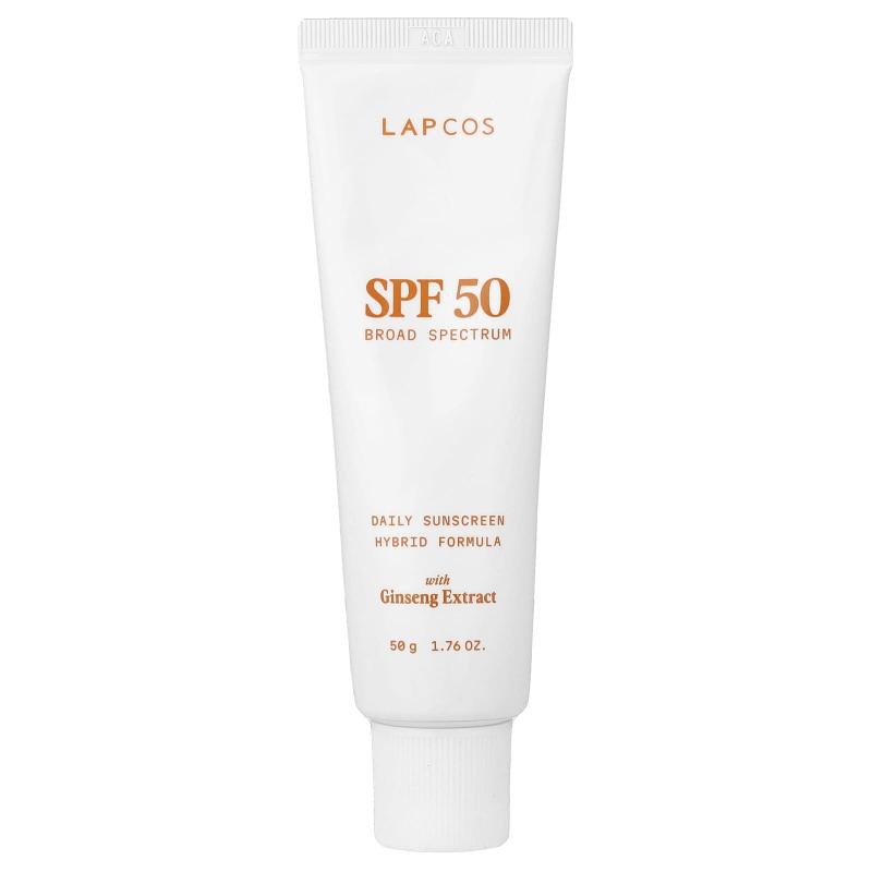Lapcos, Daily Sunscreen Hybrid Formula, SPF 50, 1.76 oz (50 g)