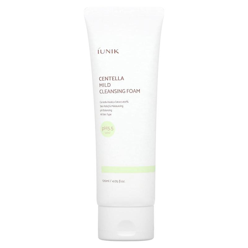 iUNIK, رغوة تنظيف خفيفة من كينتيللا، 4.05 أونصة سائلة (120 مل)