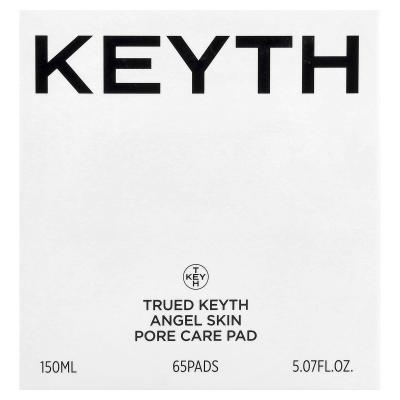KEYTH, ضمادات True Angel للعناية بمسام البشرة، 65 ضمادة، 5.07 أونصة سائلة (150 مل)