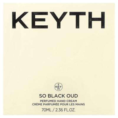 KEYTH, كريم اليد المعطر، So Black Oud، 2.36 أونصة سائلة (70 مل)