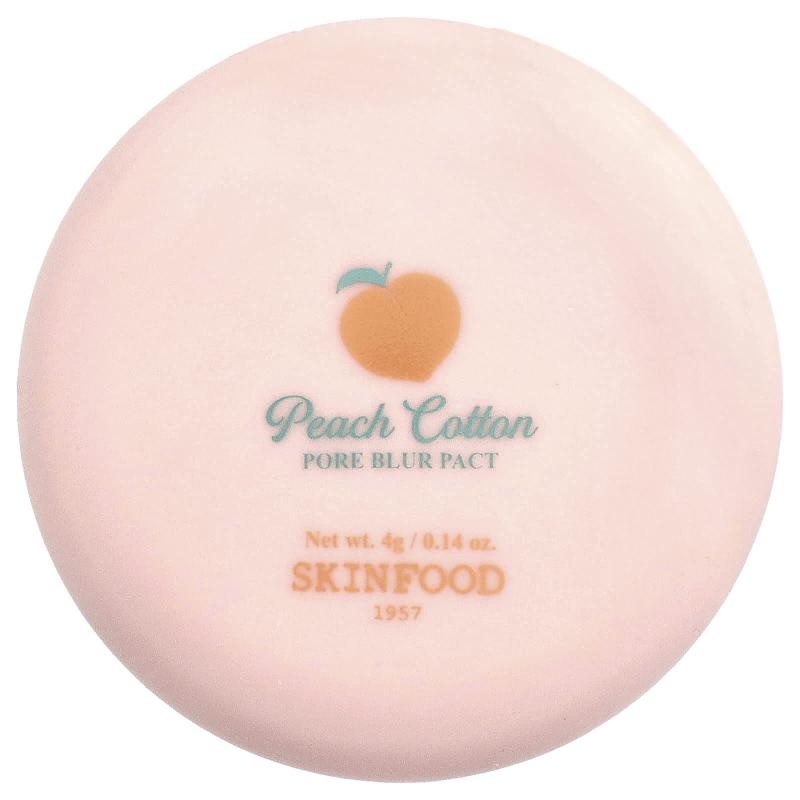 SKINFOOD, مزيج من القطن الخوخي لإخفاء المسام، 0.14 أونصة (4 جم)