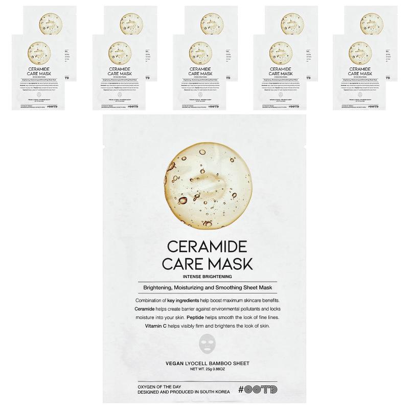 OOTD, Ceramide Care Beauty Mask, 10 Sheets, 0.88 oz (25 g) Each