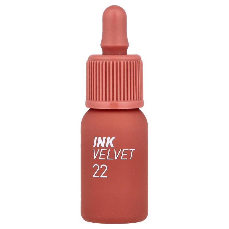 Peripera, Ink Velvet Lip Tint، 22 باقة بيج، 0.14 أونصة (4 جم)