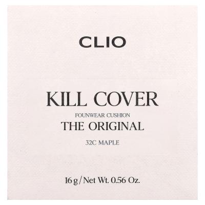 Clio, وسادة Kill Cover FounWear، 32C خشب القيقب، 0.56 أونصة (16 جم)
