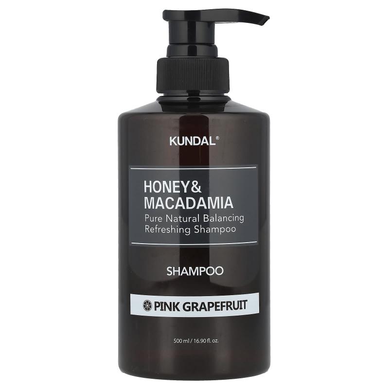 Kundal, Honey & Macadamia, Shampoo, Pink Grapefruit, 16.9 fl oz (500 ml)