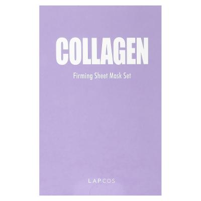 Lapcos, Collagen Firming Beauty Sheet Mask, 5 Sheets, 0.84 fl oz (25 ml) Each