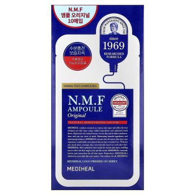 MEDIHEAL, قناع الجمال N.M.F أمبولة، أصلي، 10 أقنعة، 0.91 أونصة سائلة (27 مل)