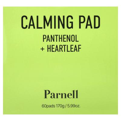 Parnell, ضمادة مهدئة من أوراق البانثينول القلبية، 60 وسادة