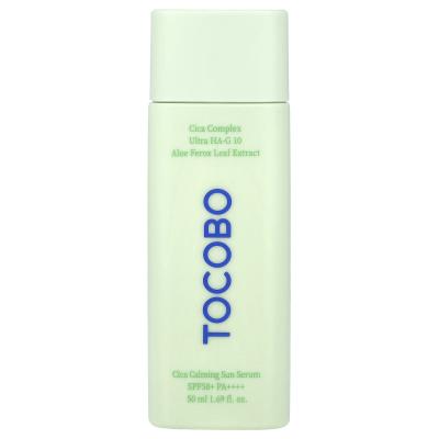 Tocobo, Cica Calming Sun Serum، عامل حماية من الشمس 50+ PA++++، 1.69 أونصة سائلة (50 مل)