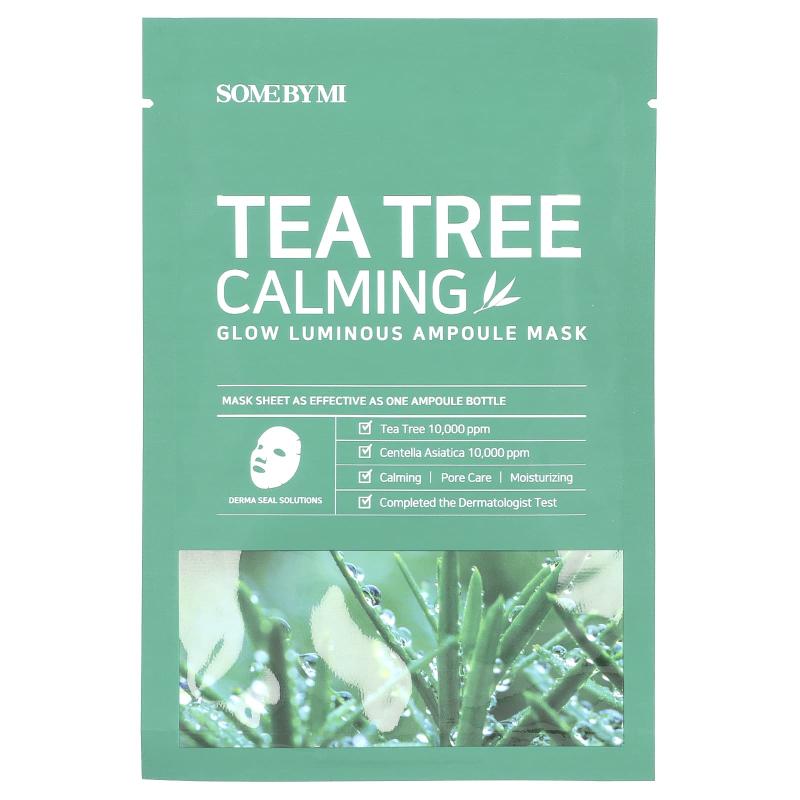SOME BY MI, Tea Tree Calming, Glow Luminous Ampoule Beauty Mask, 1 Sheet Mask, 0.88 oz (25 g)