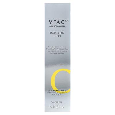 Missha, Vita C Plus Ascorbic Acid، تونر تفتيح البشرة، 6.76 أونصة سائلة (200 مل)