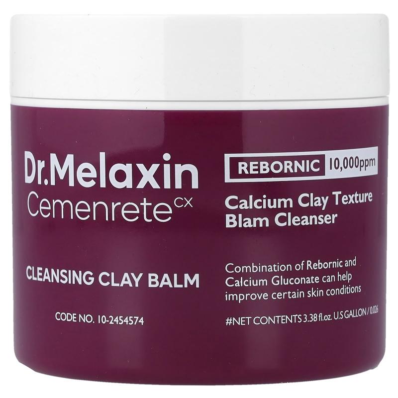 Dr.Melaxin, Cemenrete Cleansing Clay Balm، 3.38 أونصة سائلة (100 مل)