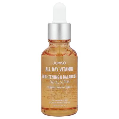 Jumiso, فيتامين طوال اليوم، مصل تفتيح وتوازن الوجه، 1.01 أونصة سائلة (30 مل)