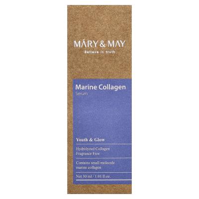 Mary & May, مصل الكولاجين البحري، 1.01 أونصة سائلة (30 مل)