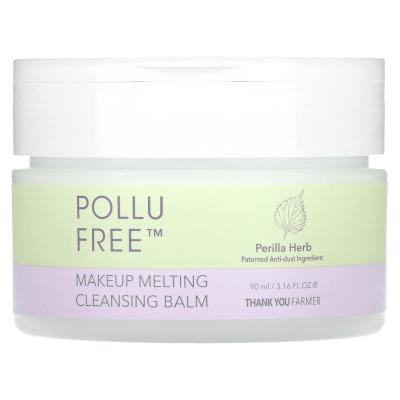Thank You Farmer, Pollufree, Makeup Melting Cleansing Balm, 3.16 fl oz (90 ml)