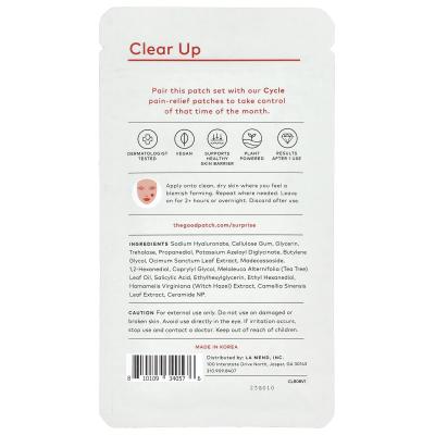 التصحيح الجيد، كلير أب، 8 بقع