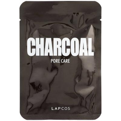 Lapcos, Charcoal Beauty Sheet Mask, Pore Care, 1 Sheet, 0.84 fl oz (25 ml)