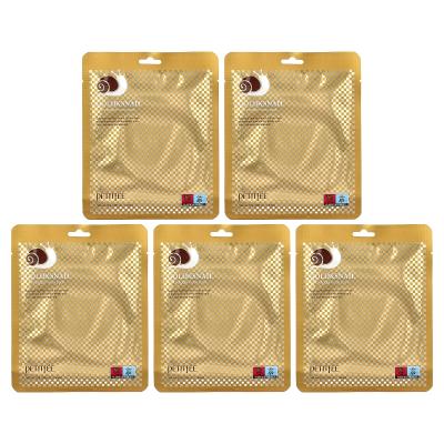 Petitfee, مجموعة أقنعة التجميل بالذهب والحلزون هيدروجيل، 5 ورقات، 1.05 أونصة (30 جم) لكل واحدة