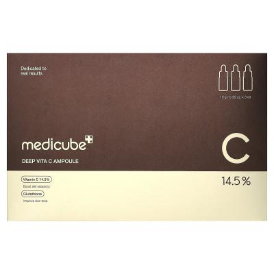 Medicube, أمبولة Deep Vita C، 3 زجاجات، 0.35 أونصة (10 جم) لكل منها