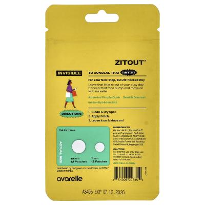 أفاريل، زيتوت® غير مرئي، 24 رقعة