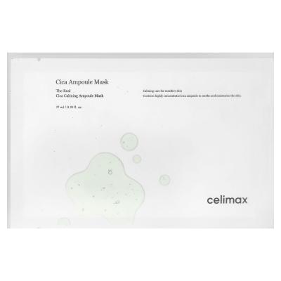 Celimax, Cica Ampoule Beauty Mask, 5 Sheets, 0.91 oz (27 ml) Each