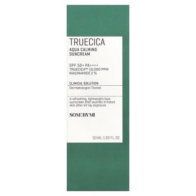 SOME BY MI, Truecica, Aqua Calming Sunscreen, SPF 50+ PA++++, 1.69 fl oz (50 ml)