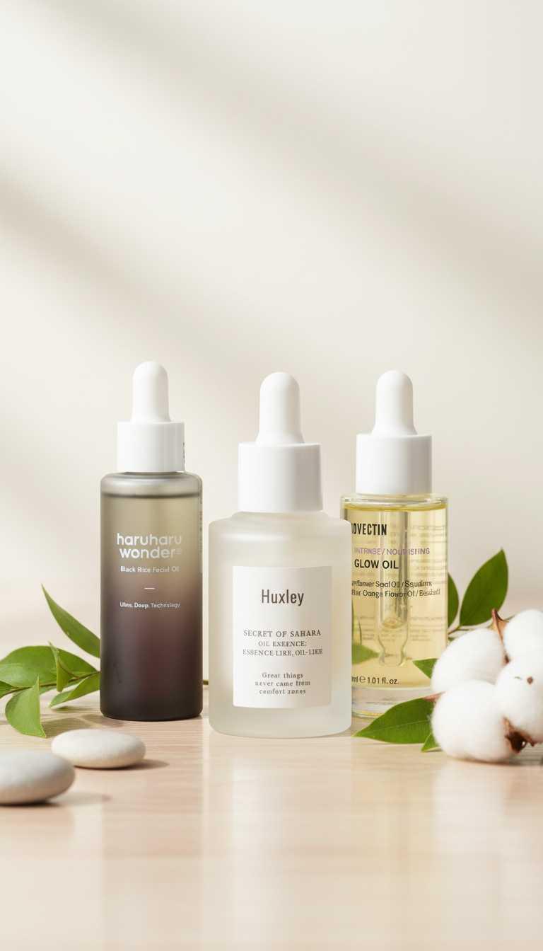 زيوت الوجه الكوريه